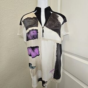 Jamie Sadock Ladies Golf Tee, Short Sleeve L